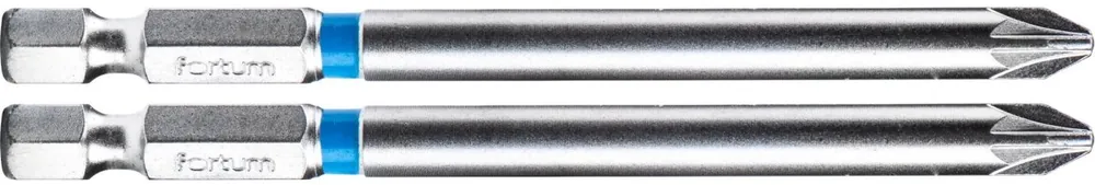 Top Prodej Hrot křížový pozidriv, sada 2ks, PZ 2x90mm, S2 FORTUM