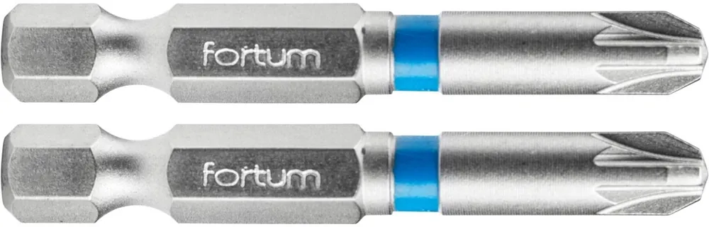 Sleva Hrot křížový pozidriv, sada 2ks, PZ 3x50mm, S2 FORTUM