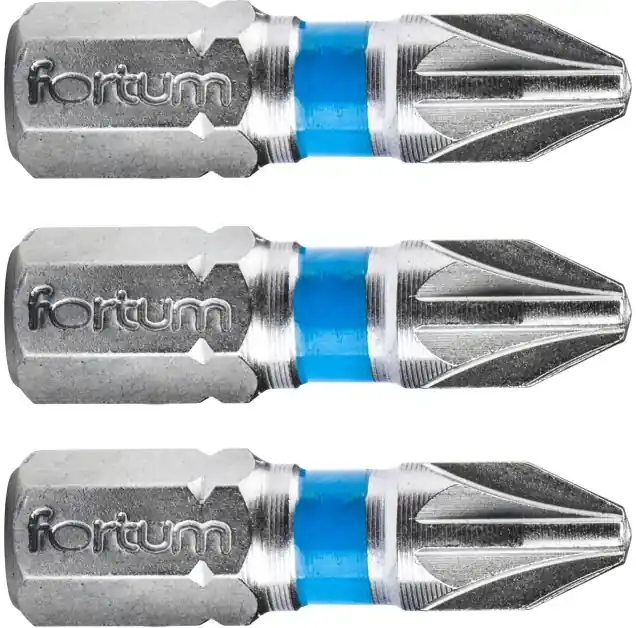 Cenová Bomba Hrot křížový pozidriv, sada 3ks, PZ 2x25mm, S2 FORTUM