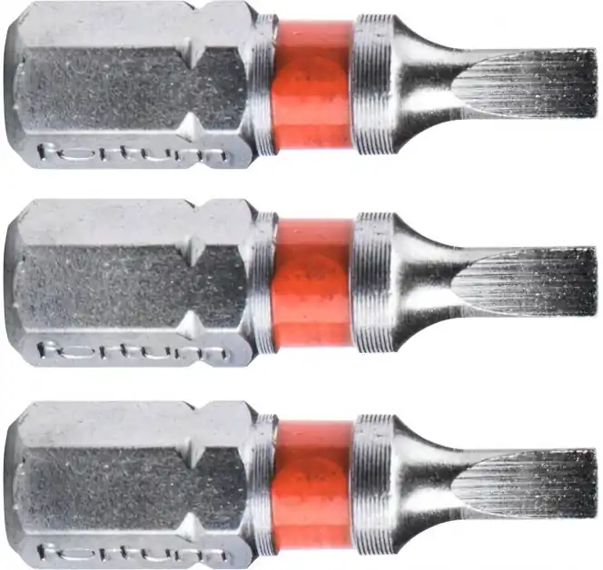 Hrot plochý sada 3ks, 3x25mm, S2 FORTUM Cenová Bomba