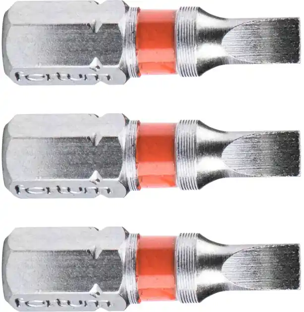 Novinka Hrot plochý sada 3ks, 4x25mm, S2 FORTUM