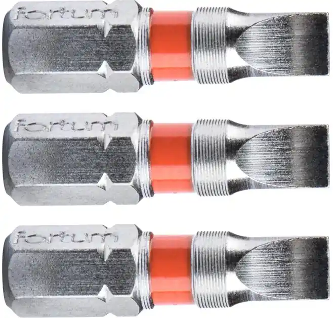 Hrot plochý sada 3ks, 5x25mm, S2 FORTUM Objednat Nyní