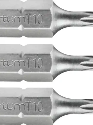 Akční Cena Hrot TORX, sada 3ks, T 10x25mm, S2 FORTUM
