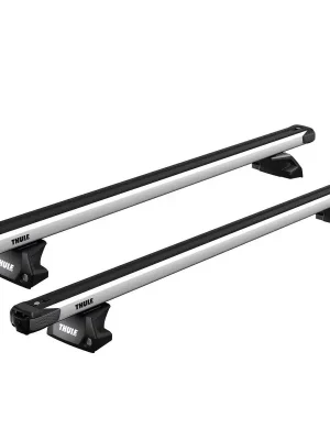 Akce Střešní nosič / příčníky Thule SlideBar Evo Silver - Volvo EX90 (2025-) 5-dv - integrované podélníky
