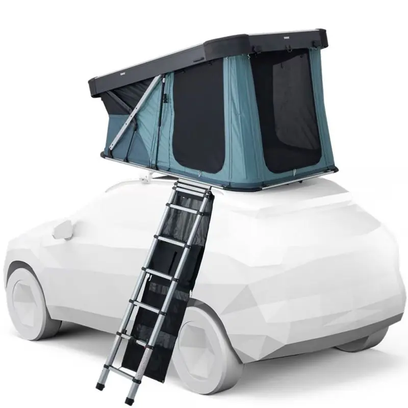 Jen Po Omezenou Doba Střešní autostan Thule Widesky pro 2 osoby - s aluminiovou skořepinou / tmavě břidlicový