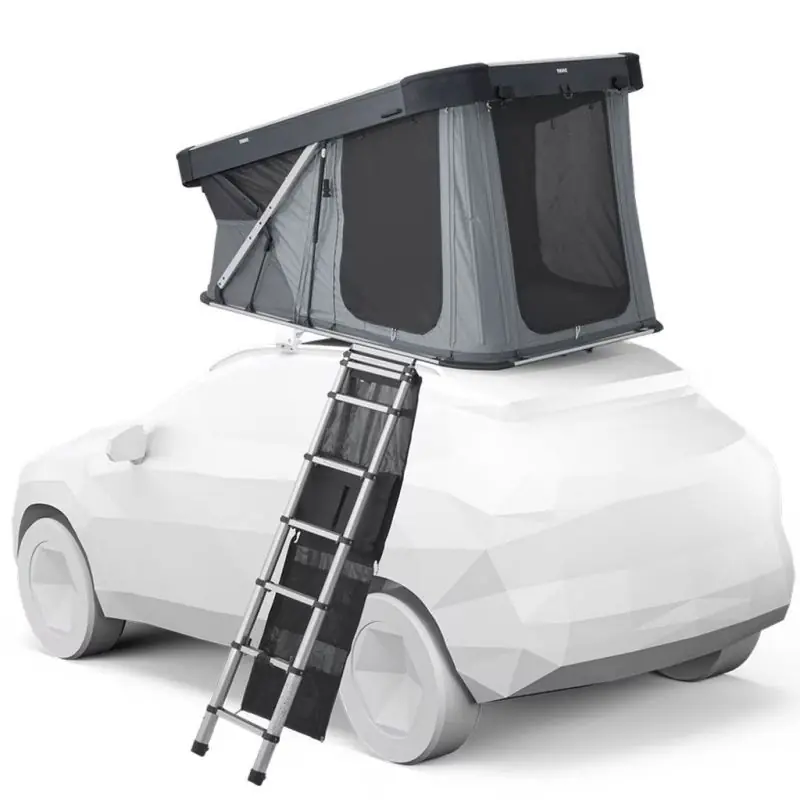 Střešní autostan Thule Widesky pro 2 osoby - s aluminiovou skořepinou / tmavě břidlicový Ashland šedý Must-Have