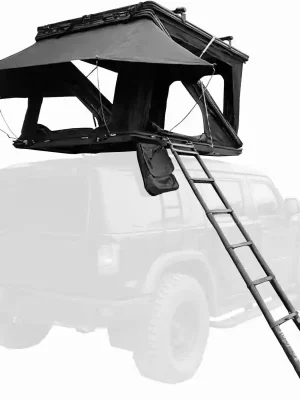 Střešní autostan Aroso Vogelsberg pro 3 osoby - s aluminiovou skořepinou / tmavě šedý Levný