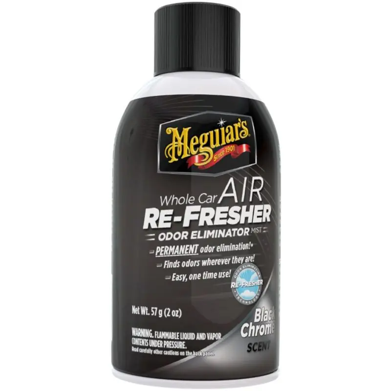 Meguiars Air Re-Fresher Black Chrome - Čistič klimatizace / pohlcovač pachů / osvěžovač vzduchu 57g Originální