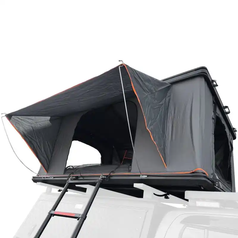 Expresní Doručení Střešní autostan Aroso Schwarzwald pro 3 osoby - s aluminiovou skořepinou / šedý / 4 ližiny