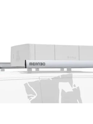 Bočnice proti posunutí nákladu mimo okraj střešního nosiče Menabo Professional 190cm - sada 2ks / aluminium Super Cena