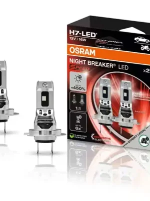 Akční Cena Autožárovky LED diodové Osram Night Breaker Speed 450 H7 12V 16W PX26d 2ks / schváleno pro ČR / EU homologace / čtvrtá generace
