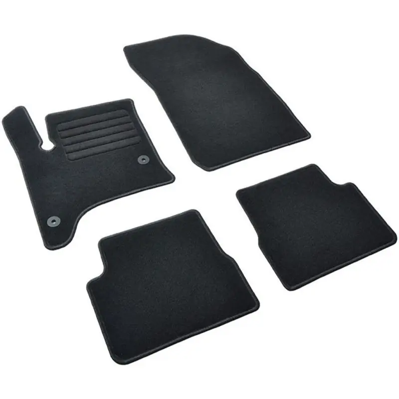 Autokoberce textilní přesné černé / černé obšití - Jeep Avenger E-Hybrid (2023-) 5-sedadel Výprodej