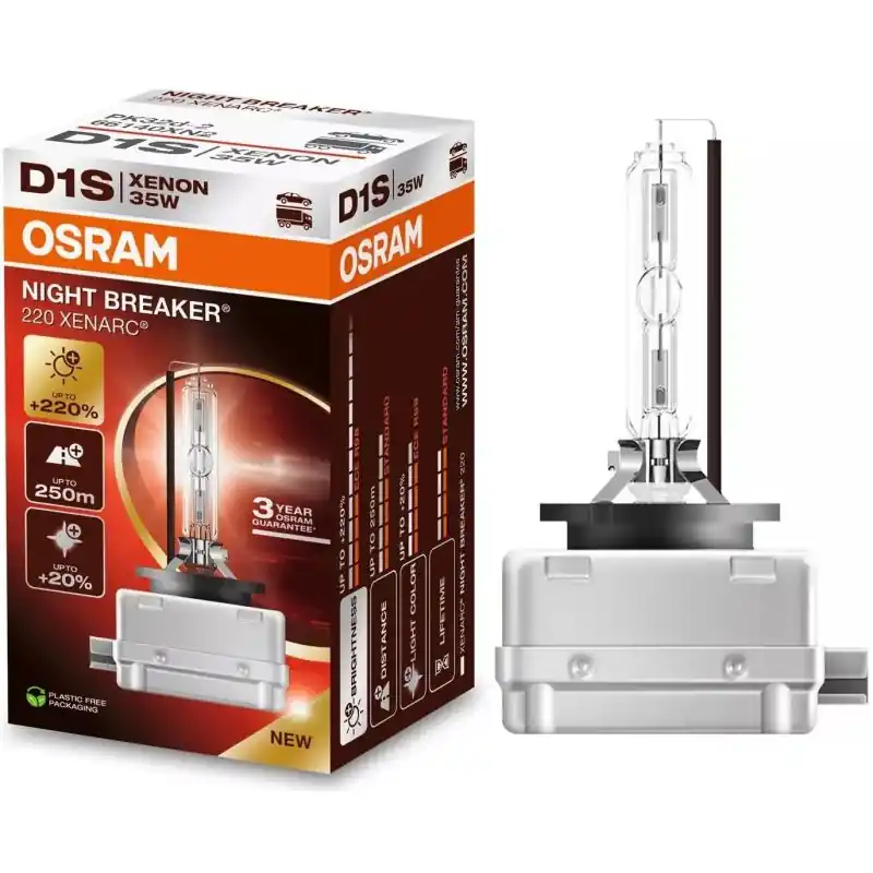 Poslední Šance Autožárovka Osram Xenarc Night Breaker 220 D1S 85V 35W PK32d-2 220% - krabička 1ks