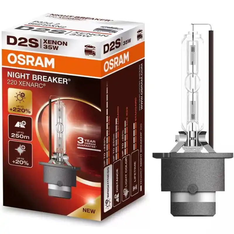 Značkový Autožárovka Osram Xenarc Night Breaker 220 D2S 85V 35W P32d-2 220% - krabička 1ks