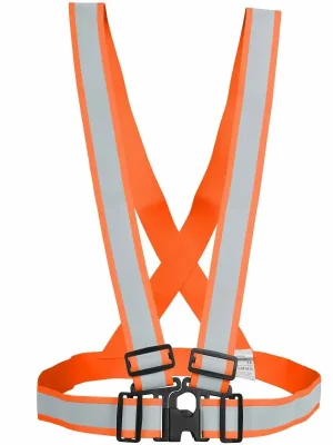 Výstražný reflexní kříž / popruhy / šle / kšandy - oranžové Nakupujte Hned