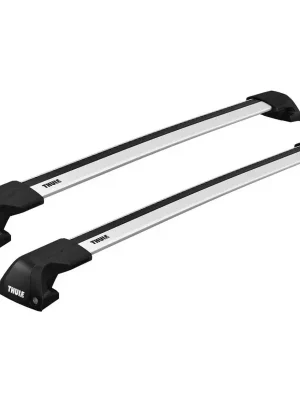 Značkový Střešní nosič Thule WingBar Edge Silver Jaguar E-Pace (2018-) 5-dv klasické podélníky s uchycením za spodní hranu podélníku