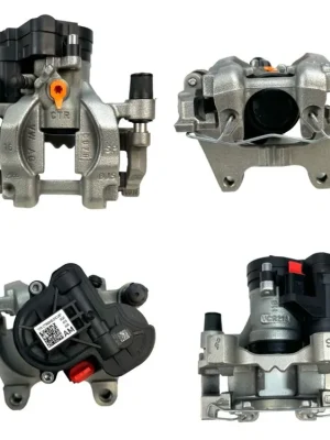 Must-Have 3Q0615424E / 3Q0615406AM Třmen zadní kotoučové brzdy se servomotorem (PRAVÝ)