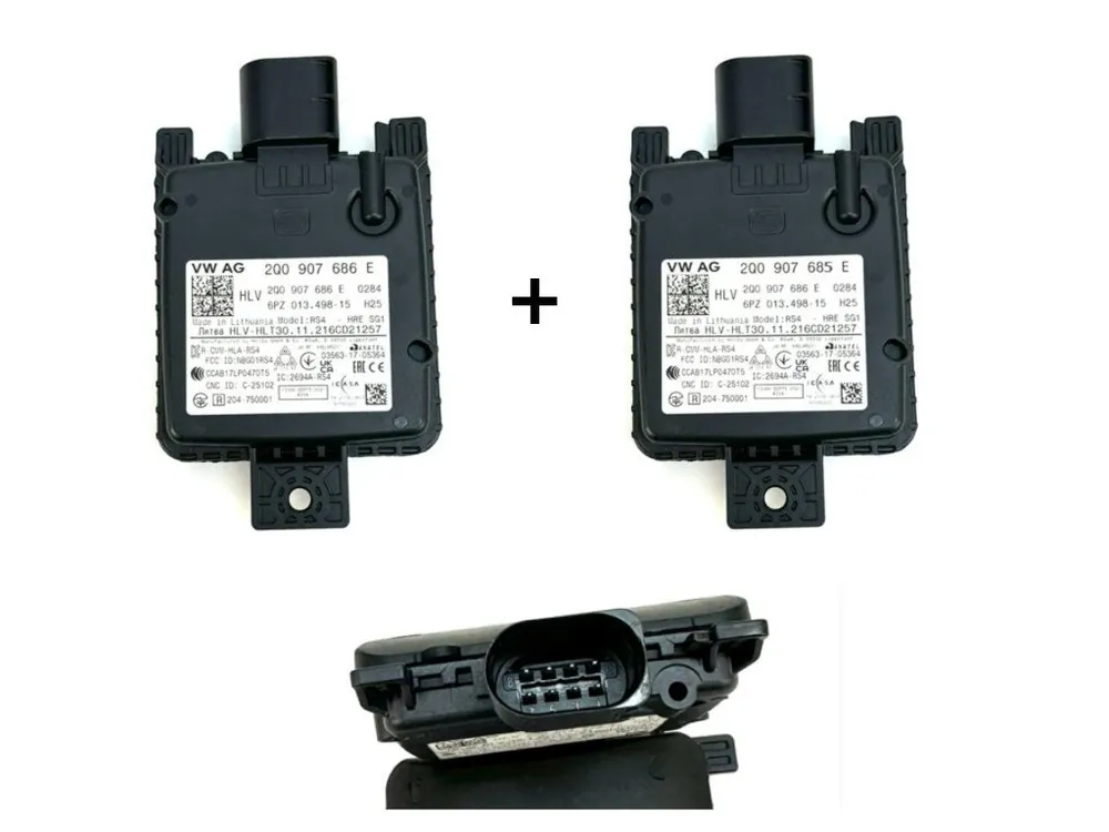 Bezpečná Platba 2Q0907686E + 2Q0907685E Set jednotky pro změnu jízdní stopy